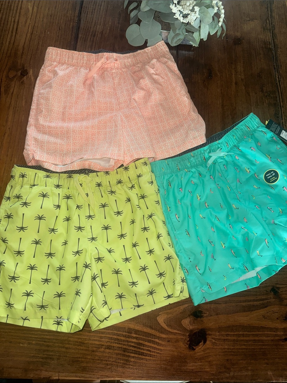 Art Class set of 3 NEW swim trucks boys size large (10/12)